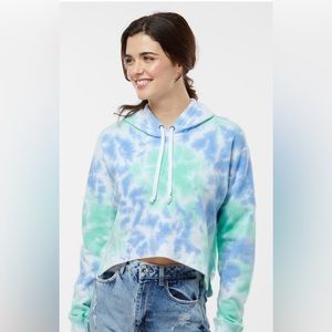 NEW Women's Crop Hooded Sweatshirt